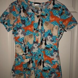 Dog scrub top